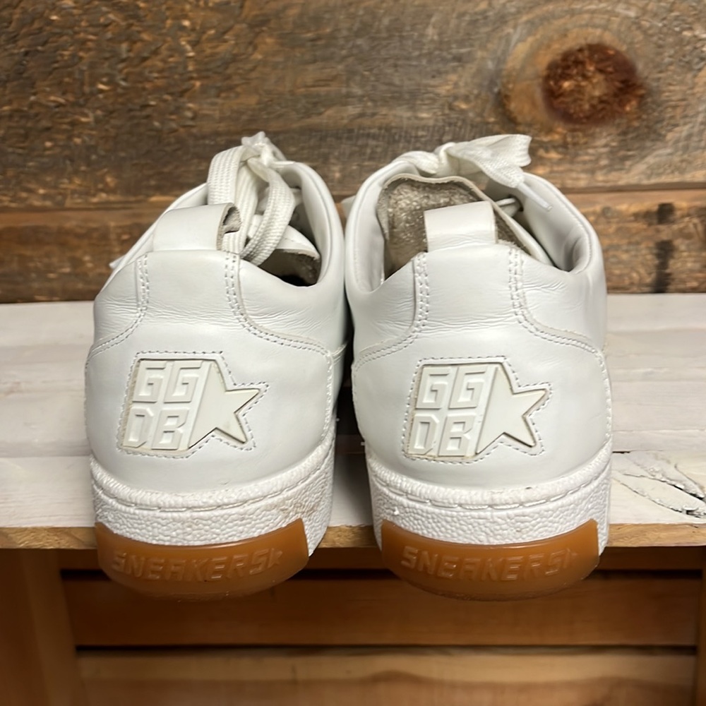 Golden Goose Yeah White Leather Sneakers Size EU 42 EUC - Picture 10 of 15